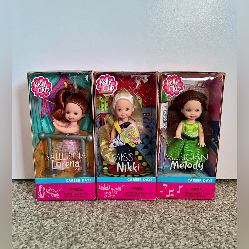 Kelly Club Career Day dolls - set of 3